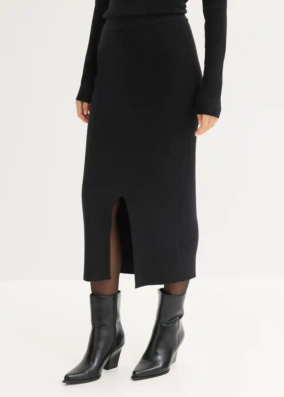 Feinstrickrock aus softem Viskose-Mix | Bonprix DE