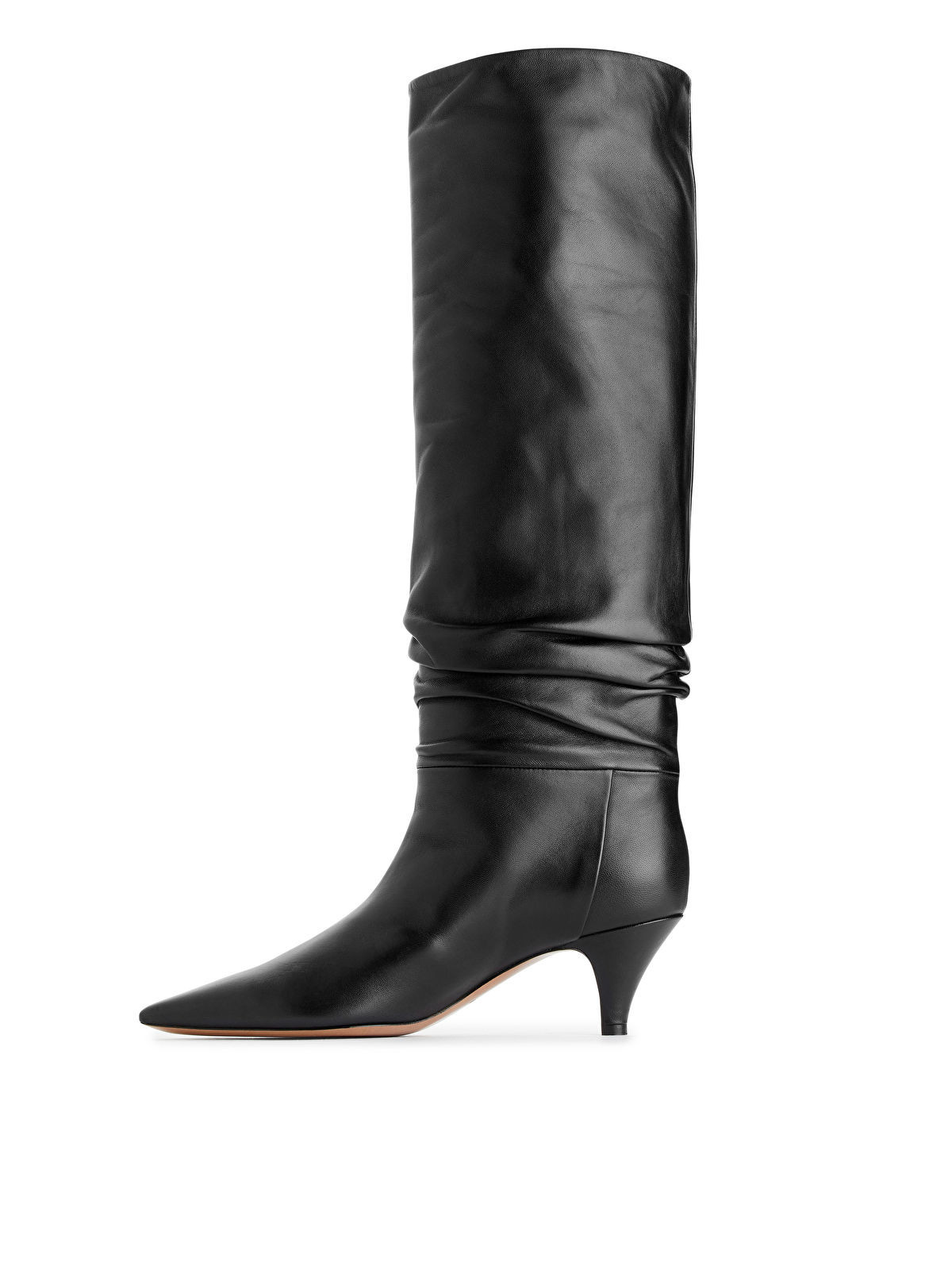 Slouchy Leather Boots | ARKET (EU)