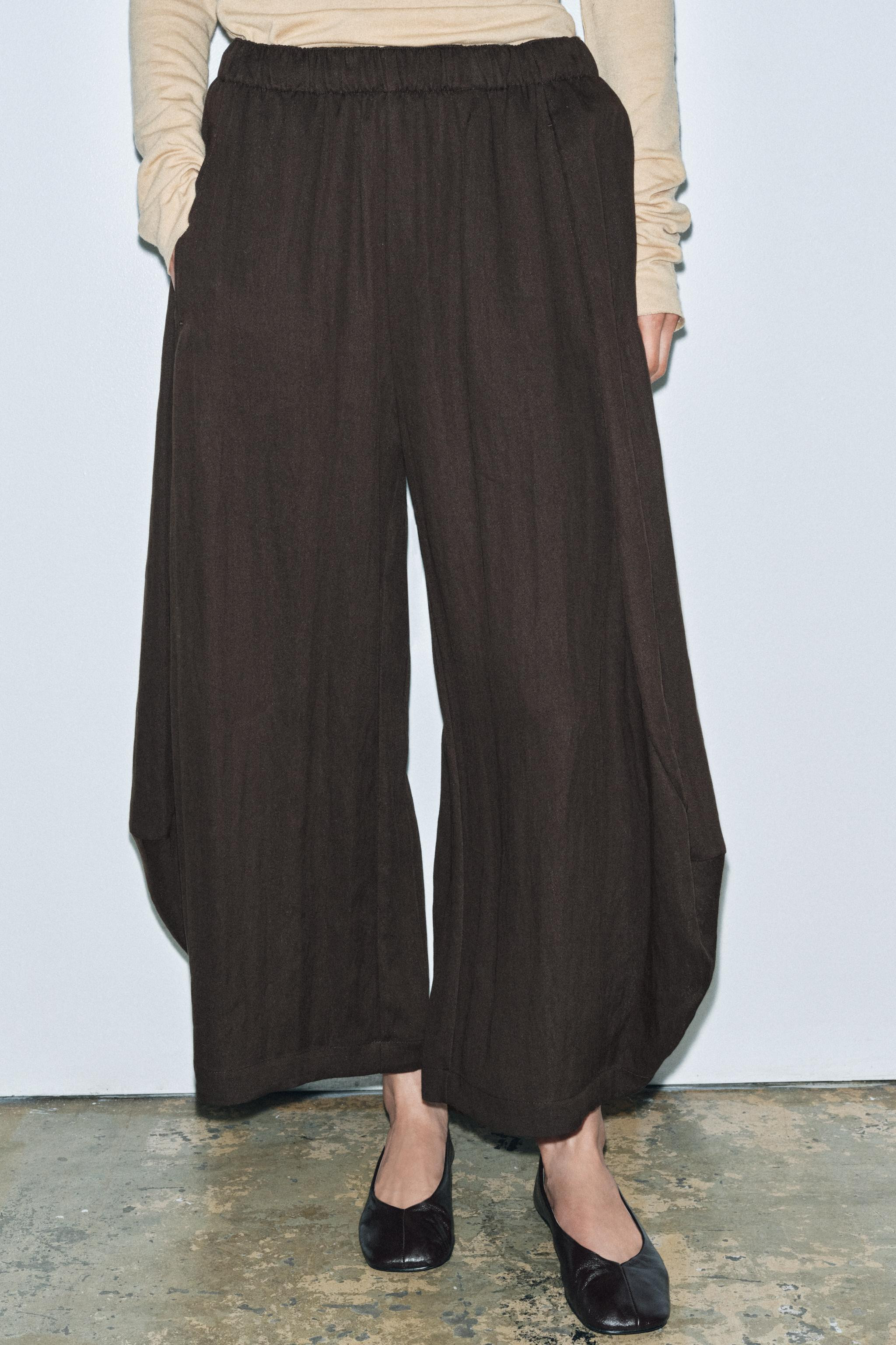 TEXTURED VOLUME PANTS ZW COLLECTION | Zara US