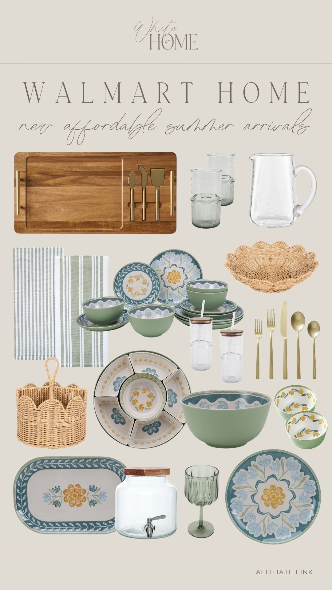 Walmart just launched a gorgeous line of summer hosting favorites you’re going to want to see! Affordable, easy to clean, family friendly, and so cute! 