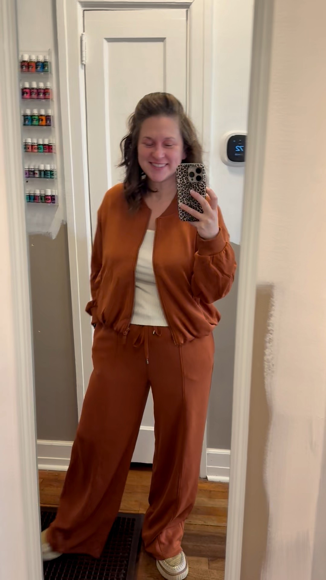 Perfect travel outfit 
I’m wearing a medium in the pants & jacket and a large in the long sleeve shorts  

#LTKHoliday #LTKdayinmylife #LTKootd