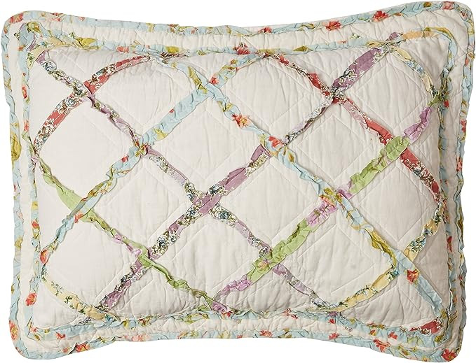Laura Ashley Home - Standard Sham, Soft Cotton Bedding with Envelope Closure, Pre-Washed Home Dec... | Amazon (US)