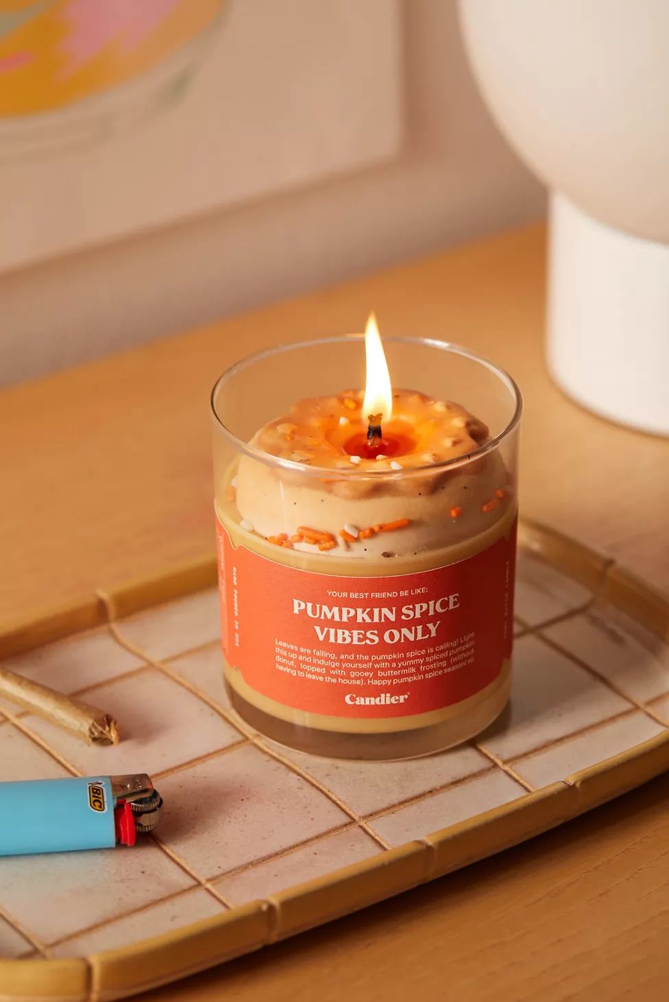 Candier Pumpkin Spice Vibes Only Candle | Urban Outfitters (US and RoW)