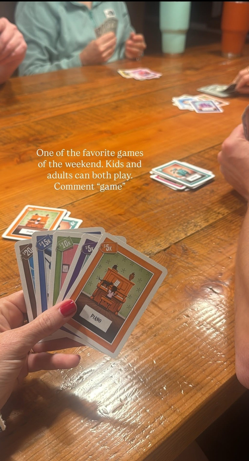 One of our favorite games to play. Easy to learn for adults and kids! Added a link to our favorite card holders, they are so helpful for kids playing card games! 

 #LTKmomlife #LTKSeasonal