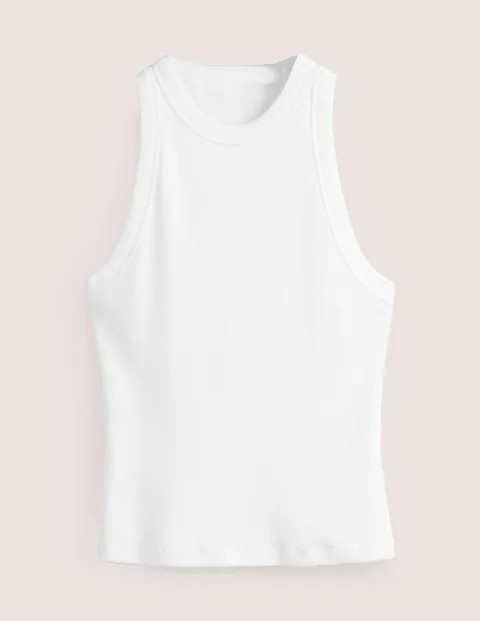 Cotton Ribbed Vest | Boden (UK & IE)