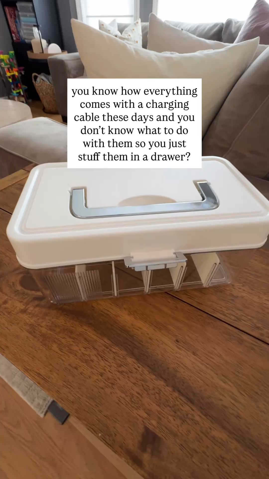 Love that you come with cord wraps and dividers￼

#LTKHome #LTKvlog #LTKdayinmylife