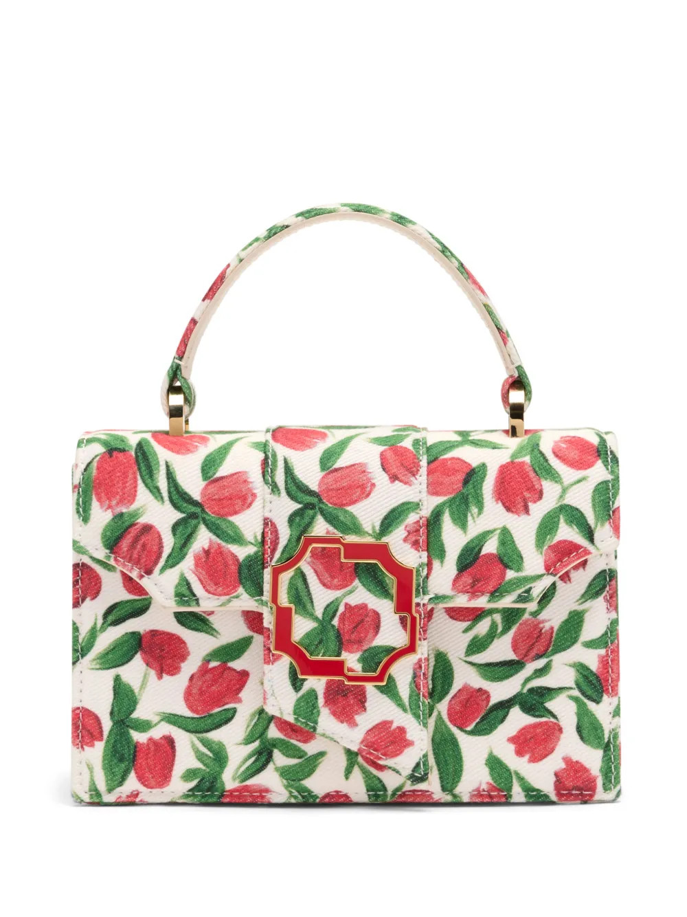 Malone Souliers Borsa a Mano Mini Con Stampa | Bianco | FARFETCH IT | Farfetch Global