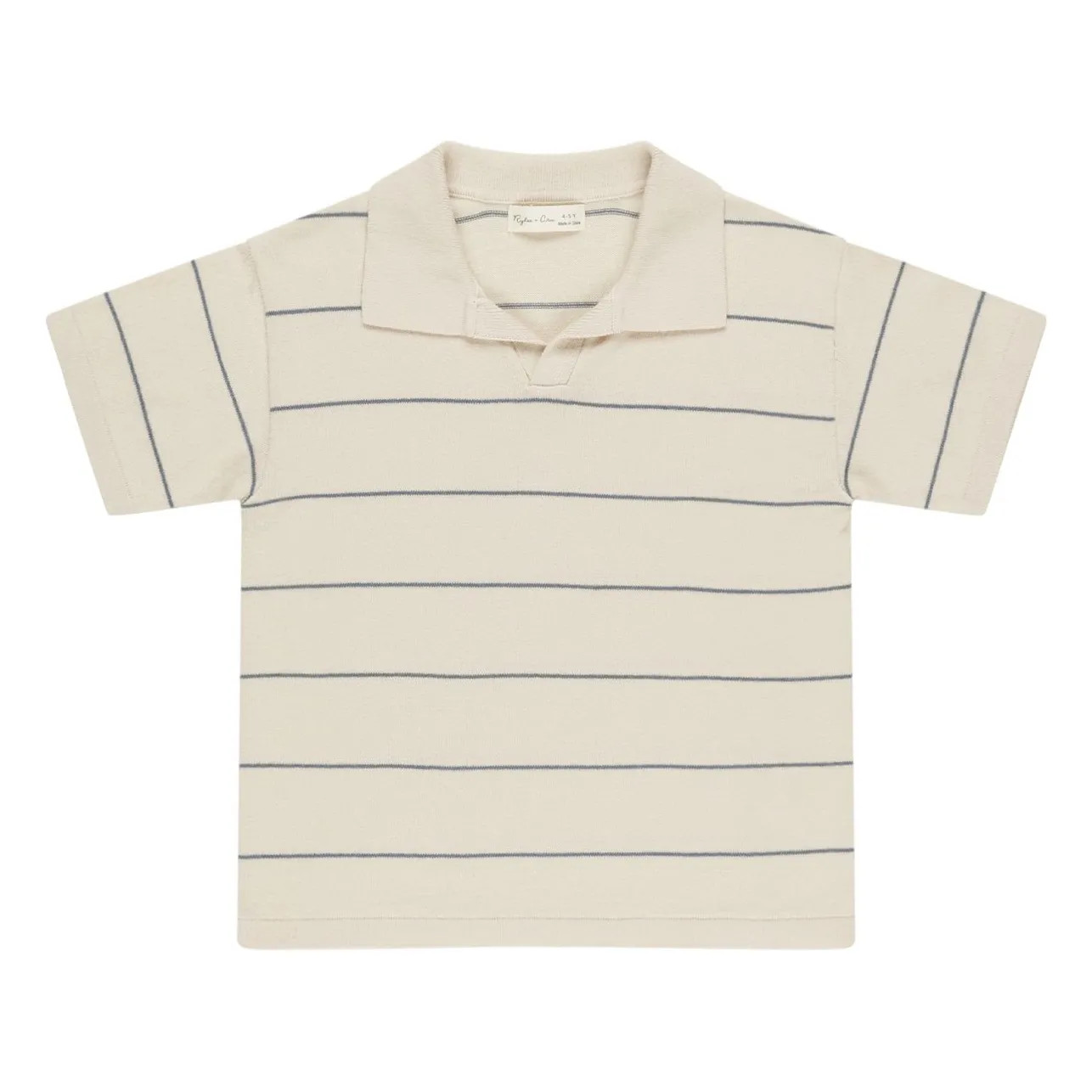 Polo Rayure Eponge | Ecru | Smallable