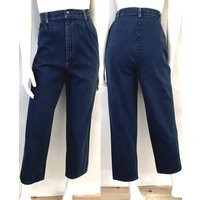 80's Dark Wash, High Waisted, Jeans | Size 6 | Etsy (US)