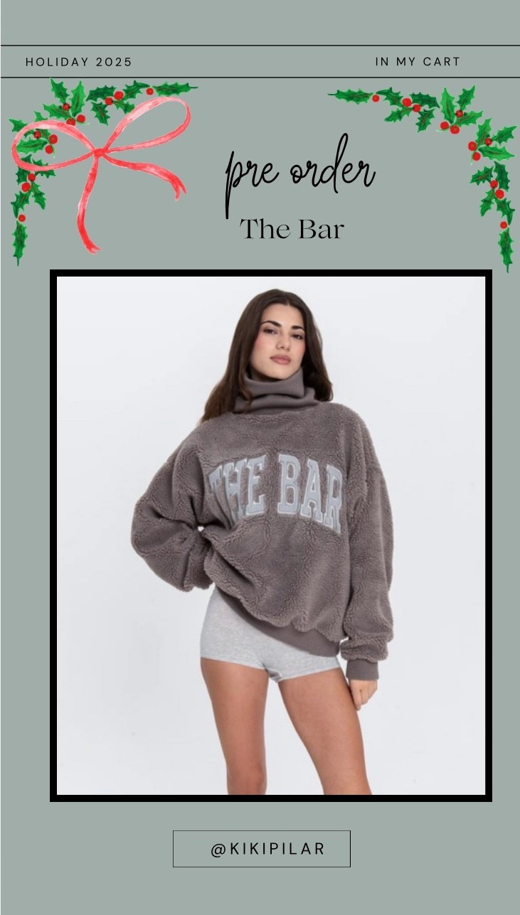 The Bar new collection on Pre Order
The teddy collection from The Bar
Oversized sweatshirt 
Fleece sweatshirt
The Bar fleece collection
What’s on my list
My Christmas list
In my cart
Winter is comingg

#LTKSeasonal #LTKGiftGuide #LTKHoliday