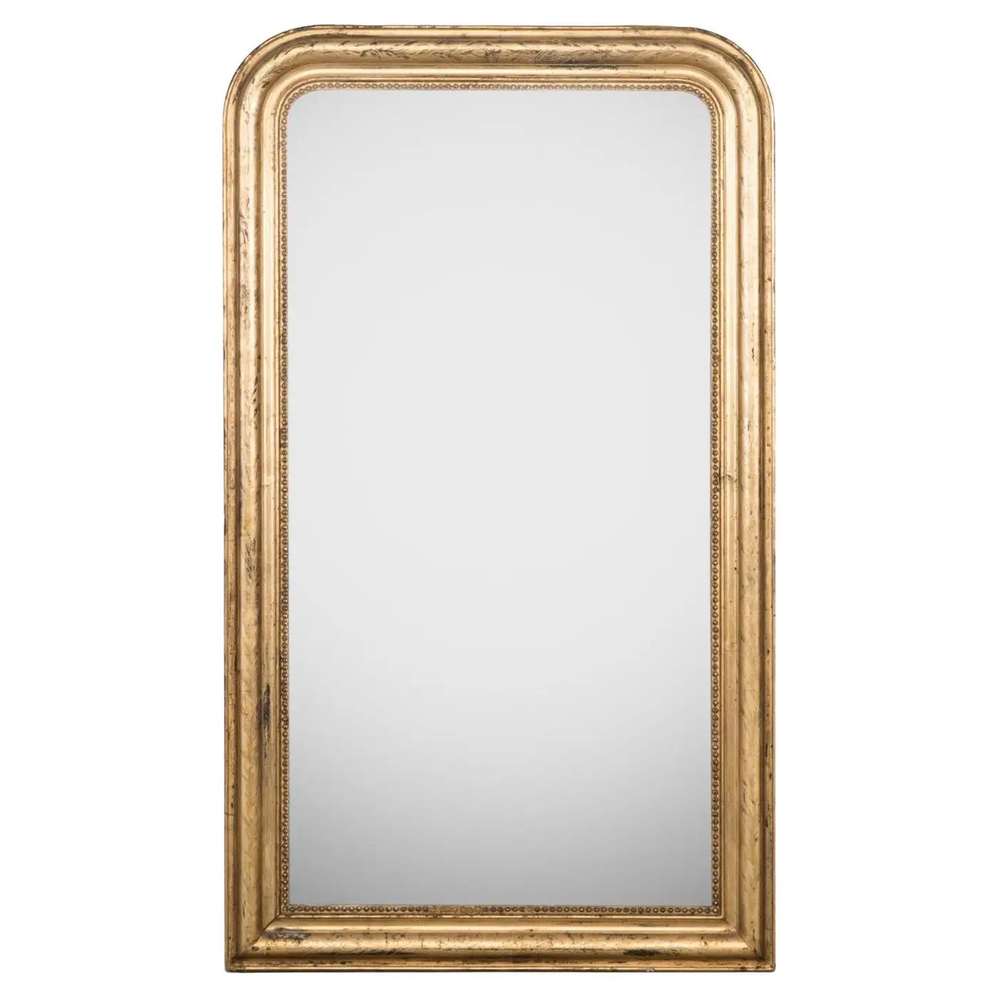 19th Century Antique French Gold Gilt Louis Philippe Mirror | 1stDibs