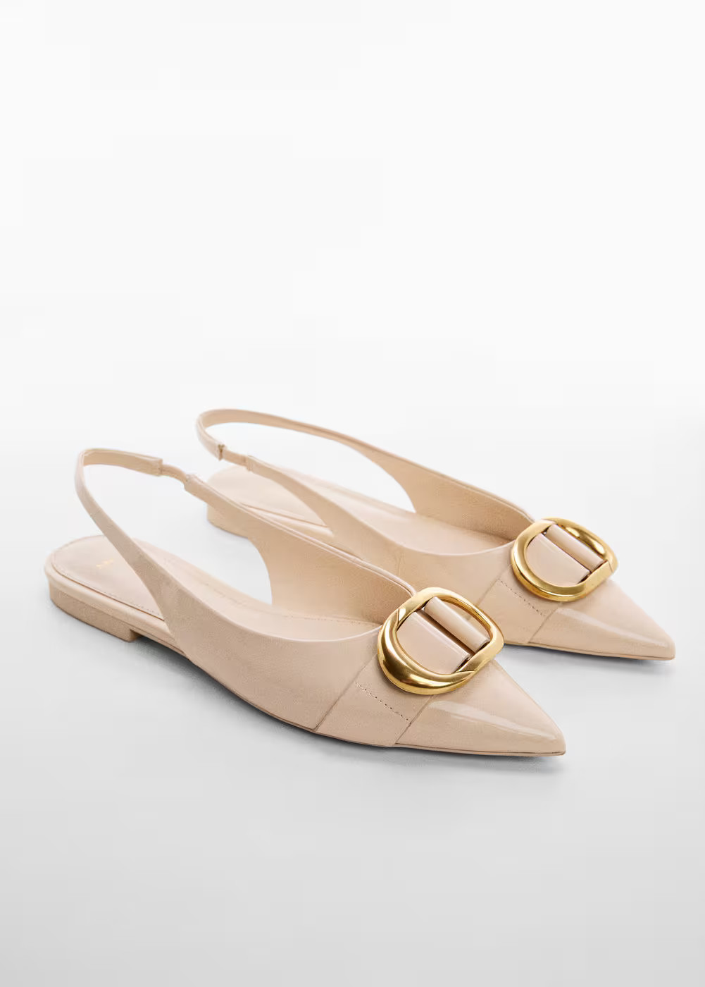 Patent sling back shoes | MANGO (US)