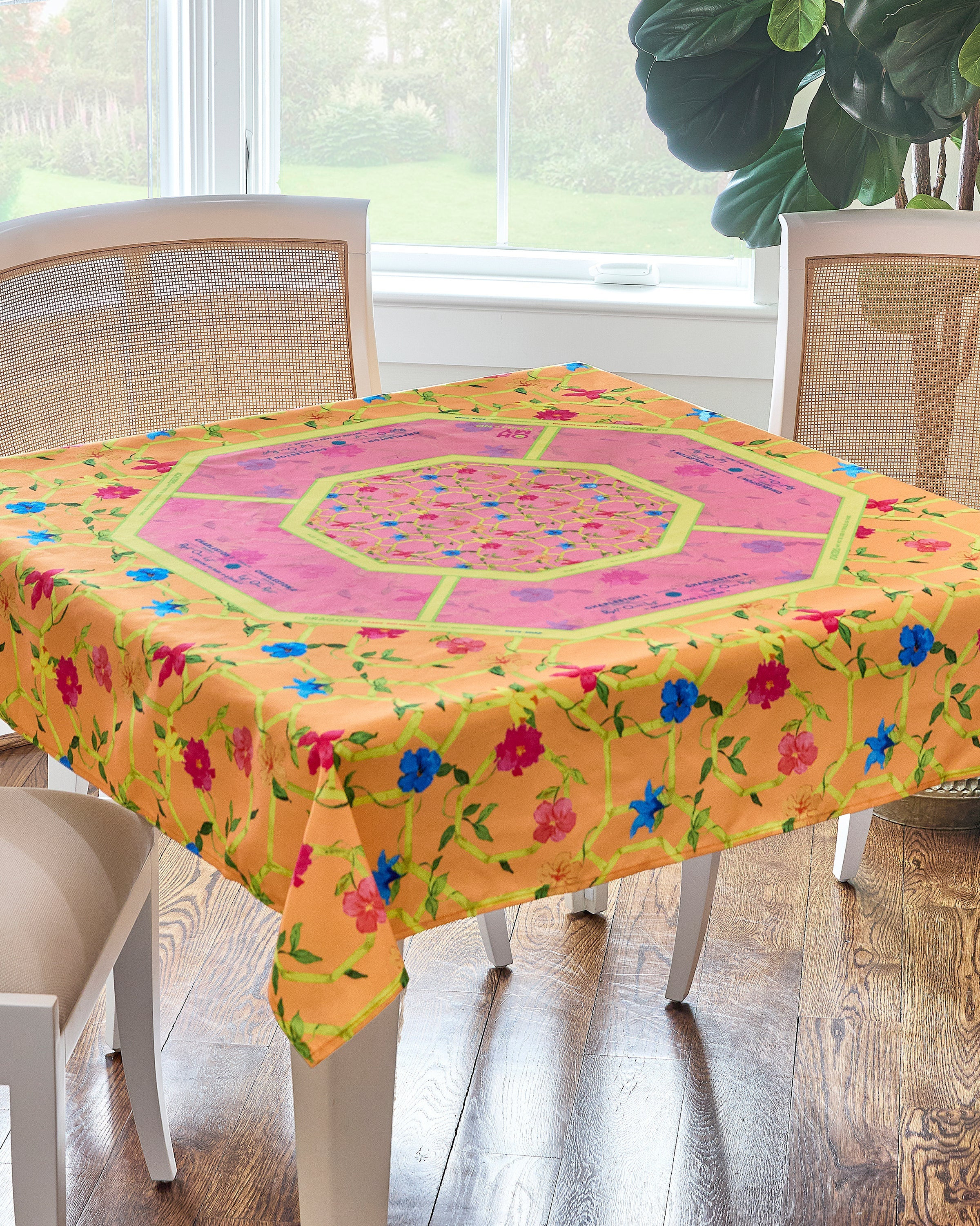 Bagua Blossom Mahjong Tablecloth | Oh My Mahjong