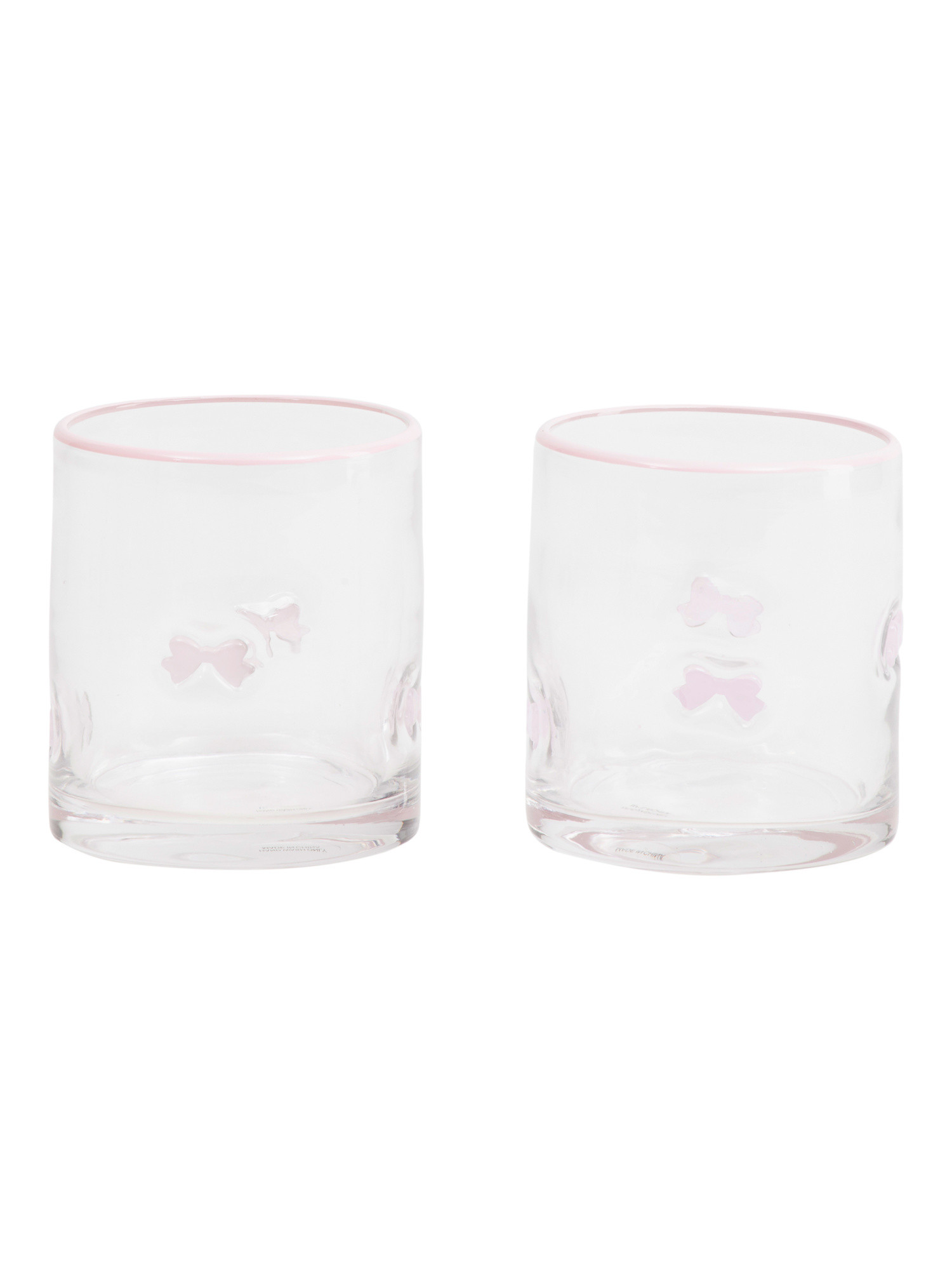 Set Of 2 Bow Double Old-fashioned Glasses | TJ Maxx