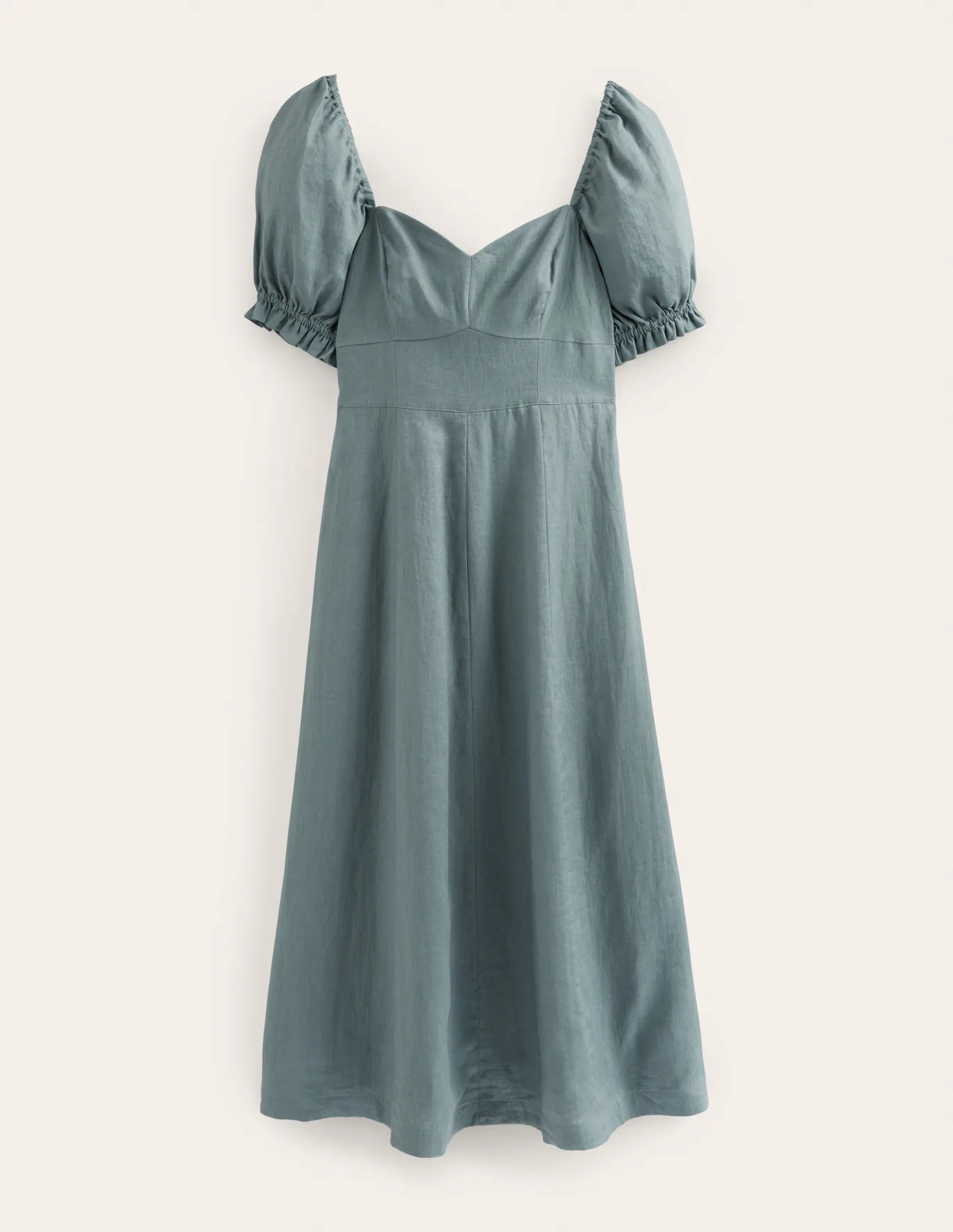 Sweetheart Linen Midi Dress | Boden (US)