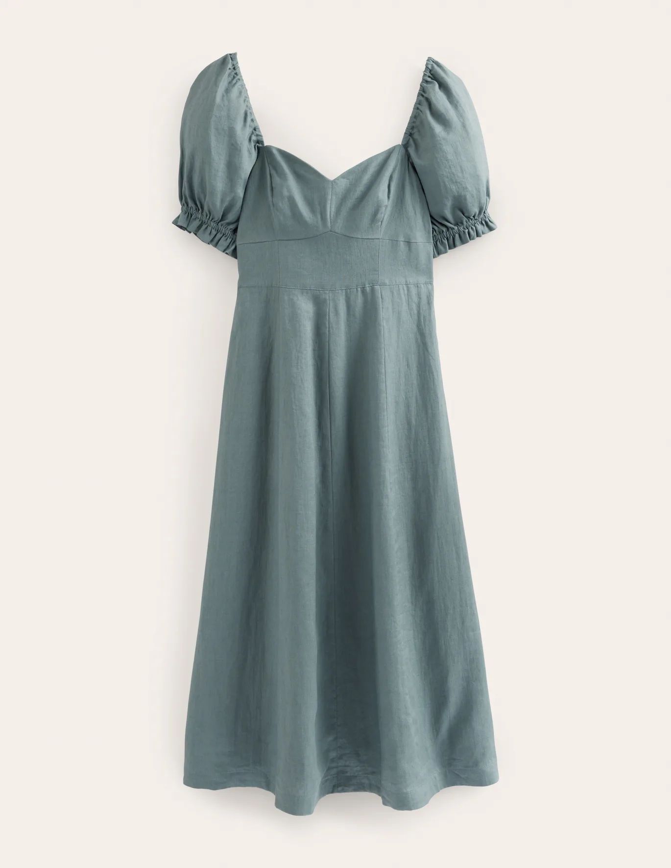 Sweetheart Linen Midi Dress | Boden (US)