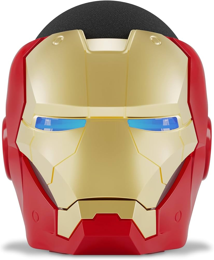 Echo Bundle: Echo Dot (5th Gen, 2022 release) | Charcoal and Limited Edition Marvel Iron Man Stan... | Amazon (US)