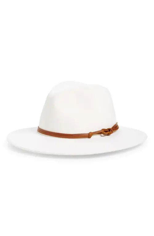 Wyeth Billie Wool Felt Panama Hat in Cream at Nordstrom | Nordstrom