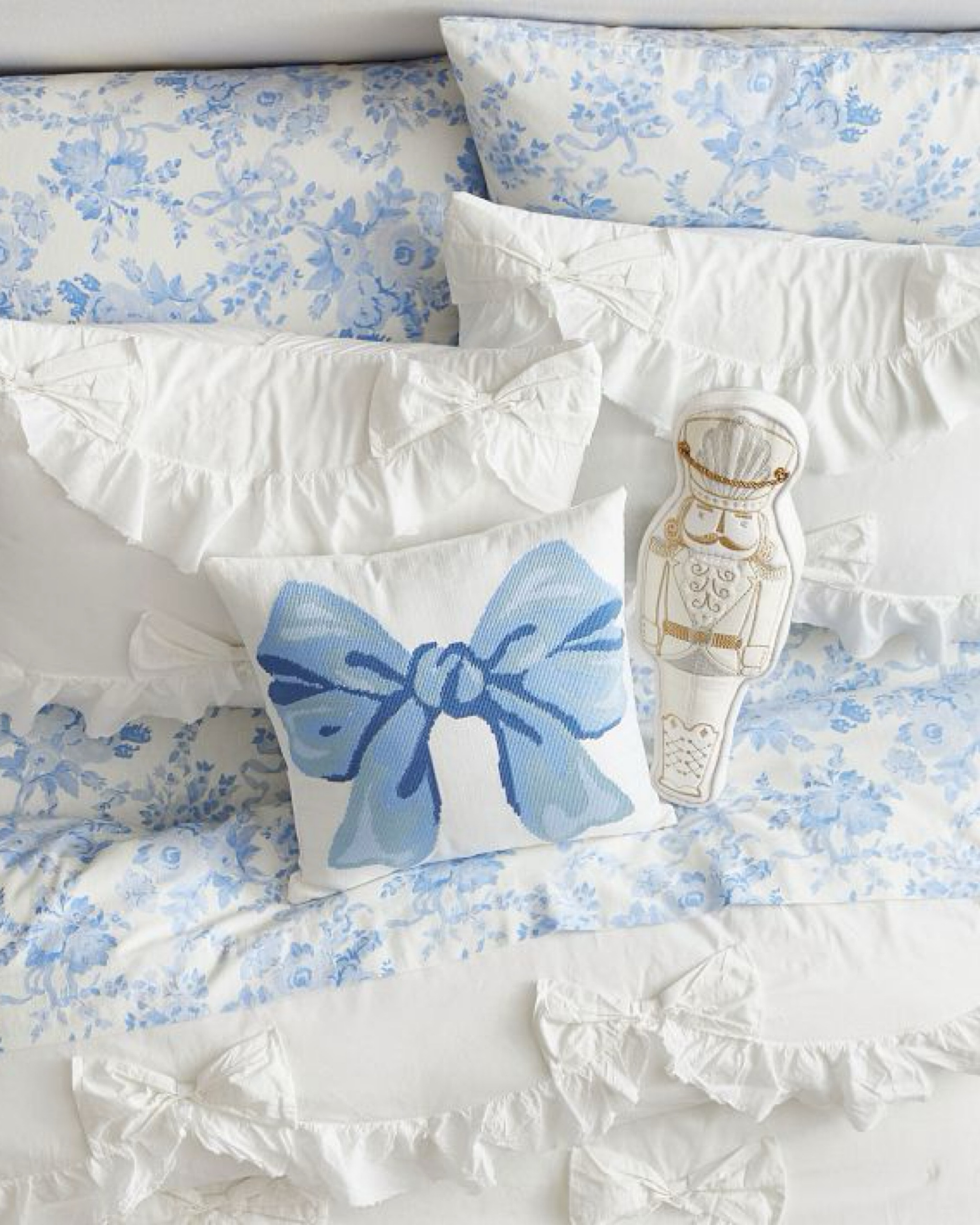 ✨Sale✨ This gorgeous Ivory Bow Quilt adds a touch of sweet elegance to your sleep space with its beautifully textured design featuring delicate bow details. Tailored from ultra-soft cotton and quilted over a medium-weight fill, it provides dreamy warmth and comfort, perfect for a cozy night’s sleep. 
It pairs beautifully with Garden Damask Floral Organic Sheets, adding a charming, dreamy look to your bedroom with colorful florals set against an ivory backdrop. Available in cozy flannel or smooth organic cotton percale, it provides options for supreme comfort throughout the seasons.

#LTKHome #LTKSeasonal #LTKHoliday