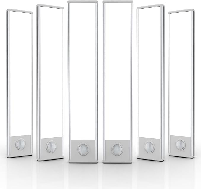 6 Pack Under Cabinet Lights Wireless, 32 LED Motion Sensor Light Indoor Rechargeable Magnetic Clo... | Amazon (US)