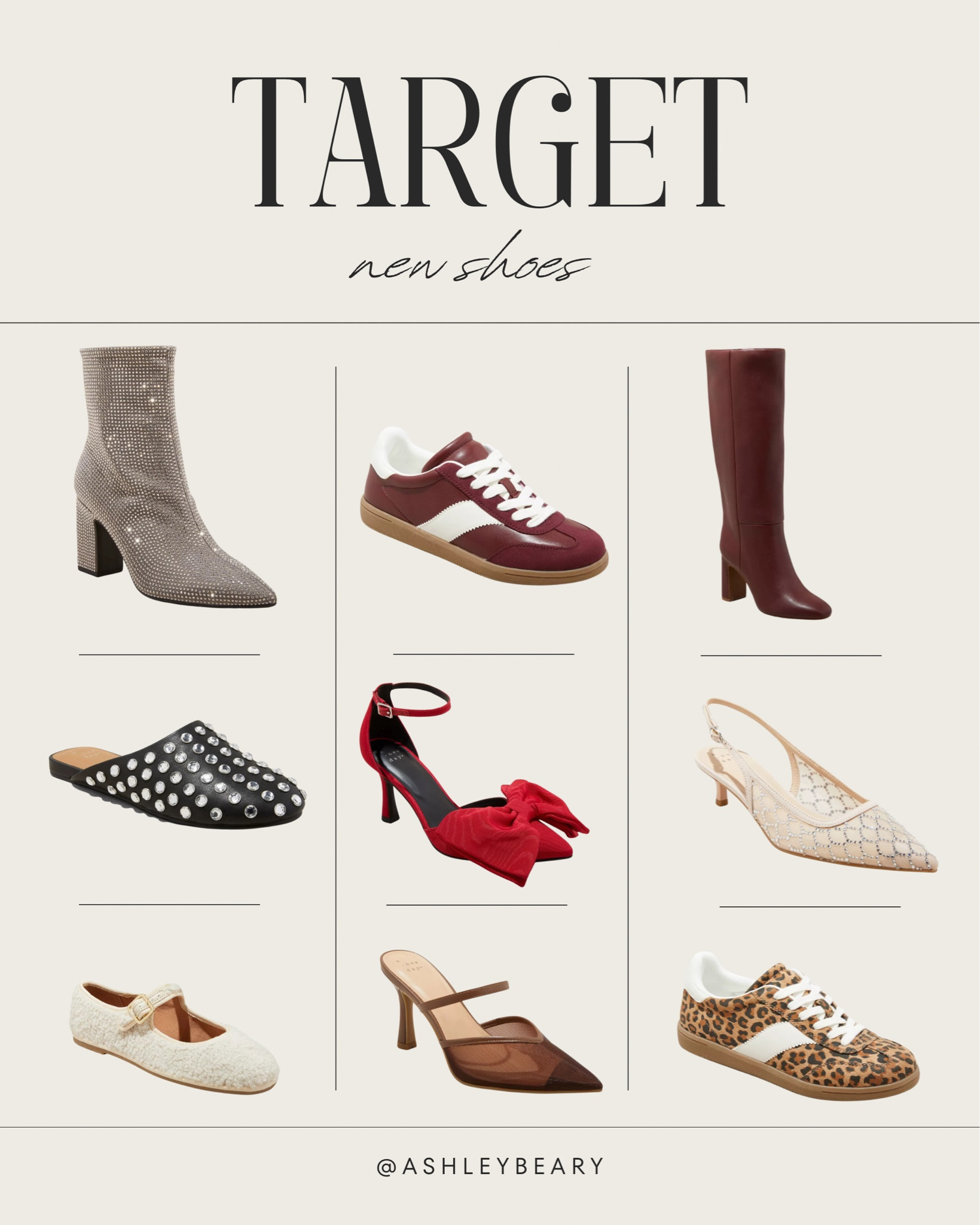 New shoes at target! I just ordered two and I’m so excited!! 

Fall shoes 
Fall boots 
Trendy shoes 
Trendy sneakers 
Leopard 
Flats 

#LTKSeasonal #LTKShoeCrush #LTKHoliday