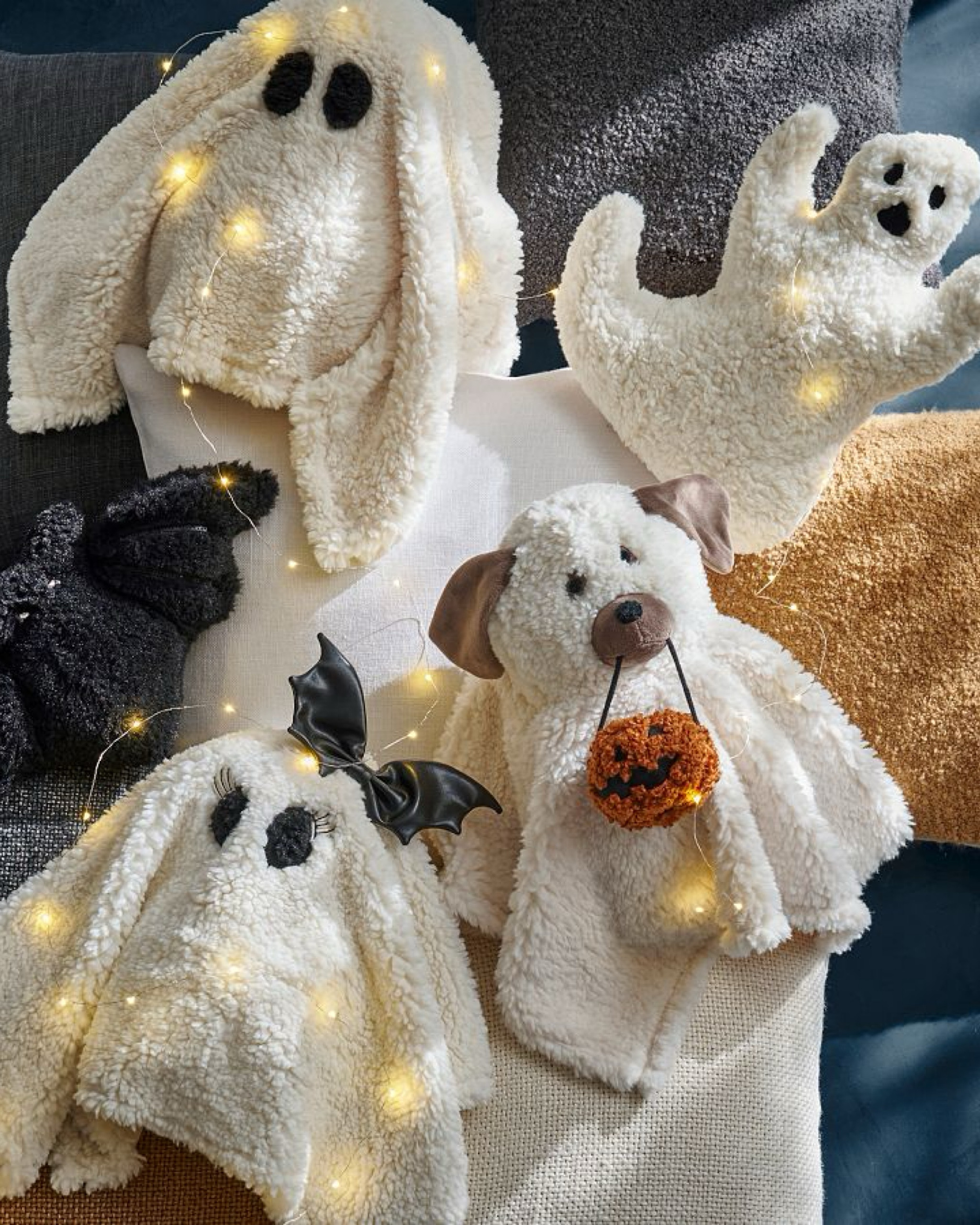👻They’re Back!👻 And this year they have a few new friends! These ghostly cute pillows will add the cutest charm to your Halloween decor!
The Ms. Gus Ghost pillow features a bat-shaped bow and lovely eyelashes. She’s here to bring a feminine touch to Halloween decor because girls just wanna have fun too!

#LTKSeasonal #LTKHome
