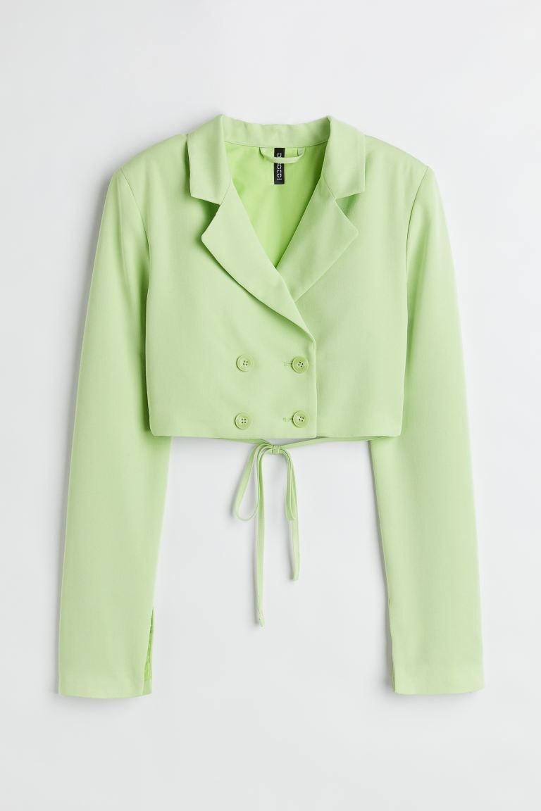 Crop Jacket with Ties | H&M (US + CA)