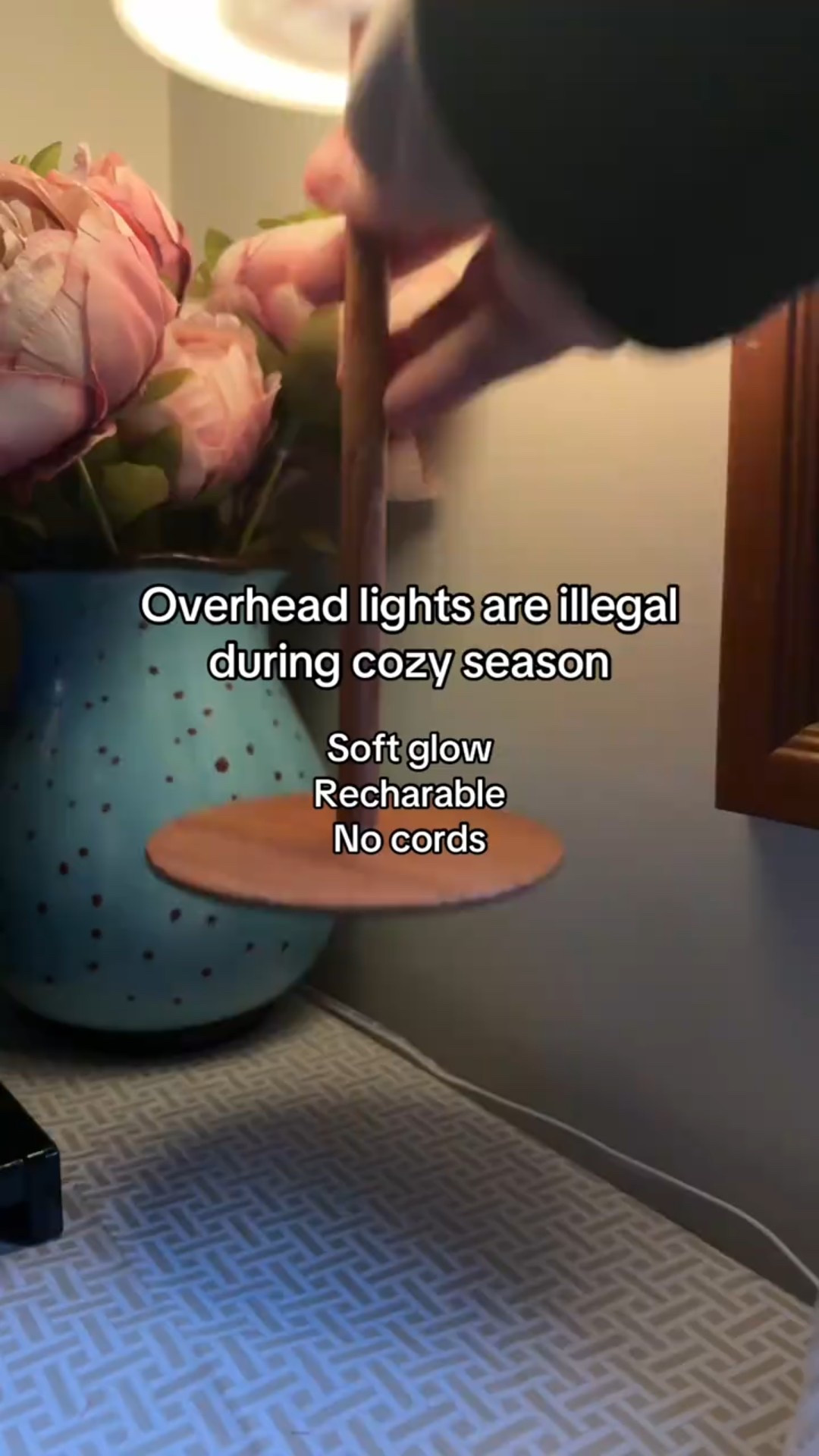 We all know it’s illegal to have harsh lighting in the winter. This cute little light is waterproof, cordless, and height adjustable. Isn’t she cute? 

#LTKselfcare #LTKHome #LTKFindsUnder50
