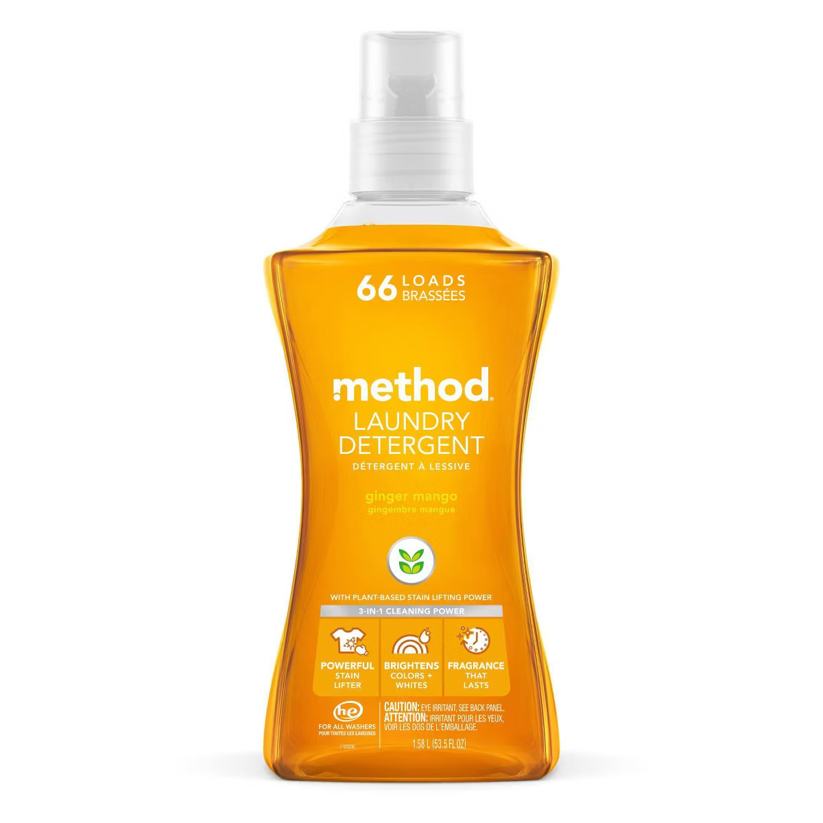 Method Ginger Mango Laundry Detergent - 53.5 fl oz | Target