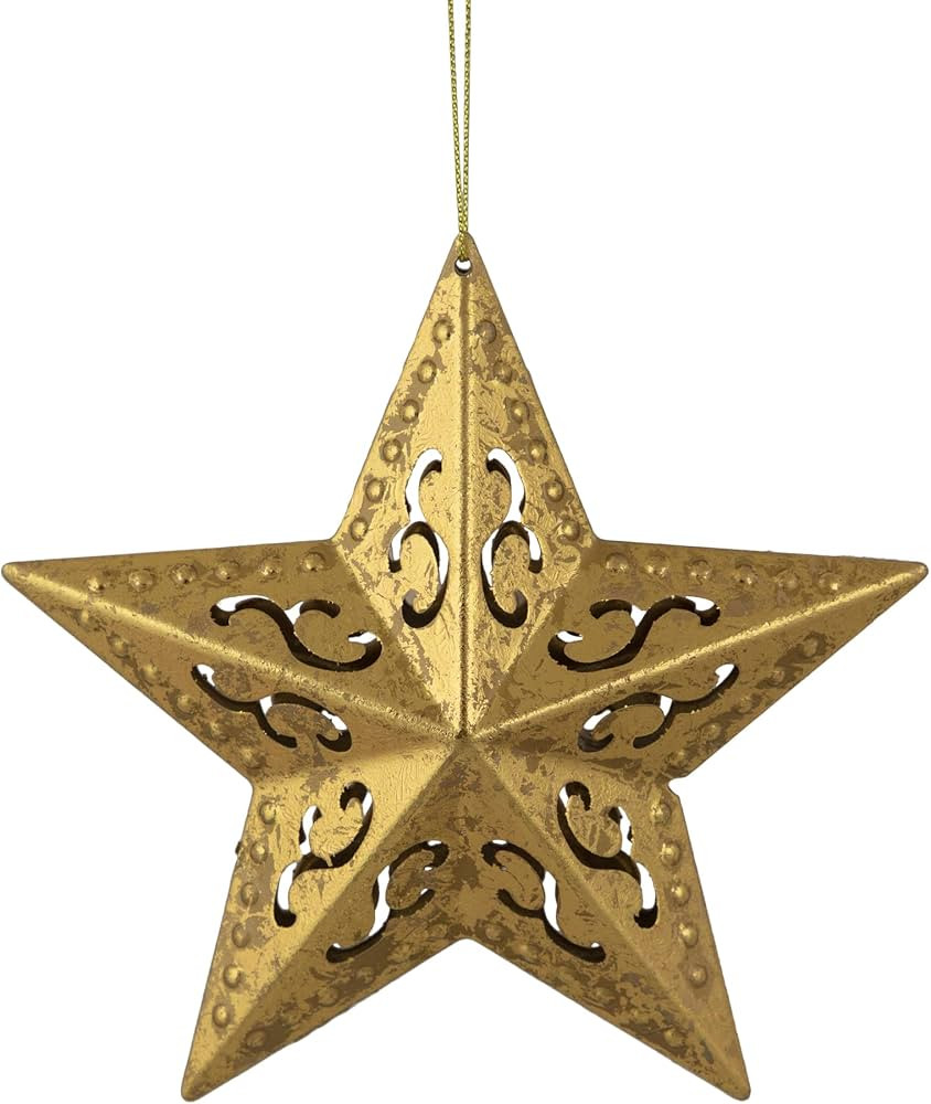 Northlight Filigree Star Christmas Ornament, 5.75", Gold | Amazon (US)