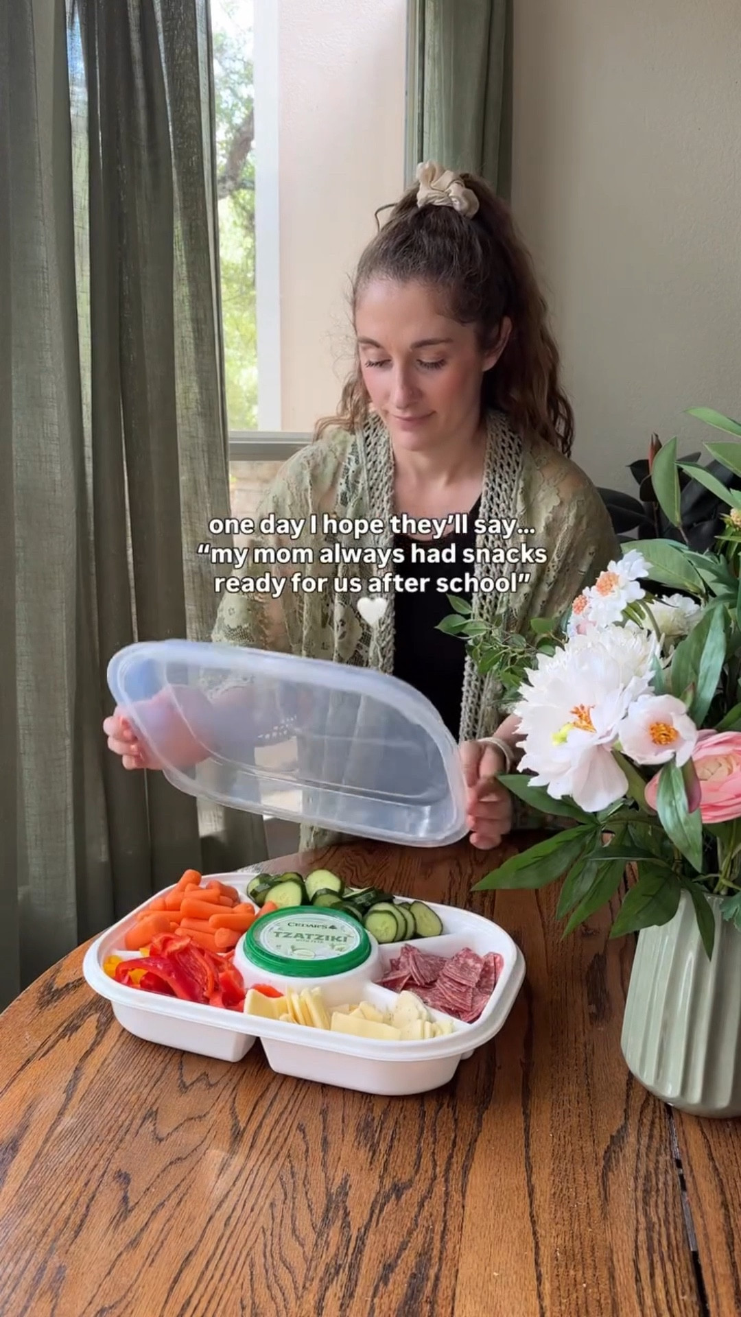 one day they’ll say…
“my mom always had snacks ready after school” 🤍

and right now it doesn’t feel like anything big…
some days it’s simple like cut veggies, cheese, and whatever I can pull from the fridge

just something ready when they walk in
when they’re hungry and talking and all in that after school energy

it’s the way they gather around the table
the little conversations in between bites

that’s the part I hope they remember

nothing fancy… just home 🤍

#afterschoolsnacks #nostalgicvibes #momlife #realmomlife #homemaking 

after school snacks ideas, easy snack board for kids, healthy snack ideas for kids, mom of 5 snacks, simple family snacks, kid friendly snack plate, quick after school snacks, realistic mom life meals