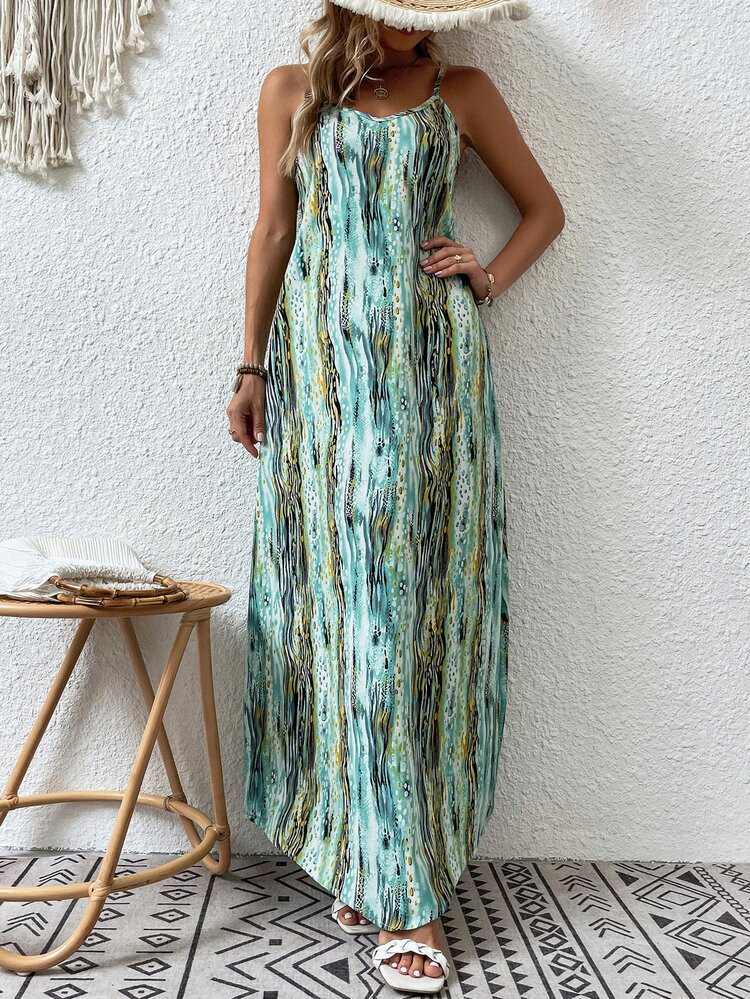 All Over Print Cami Dress | SHEIN