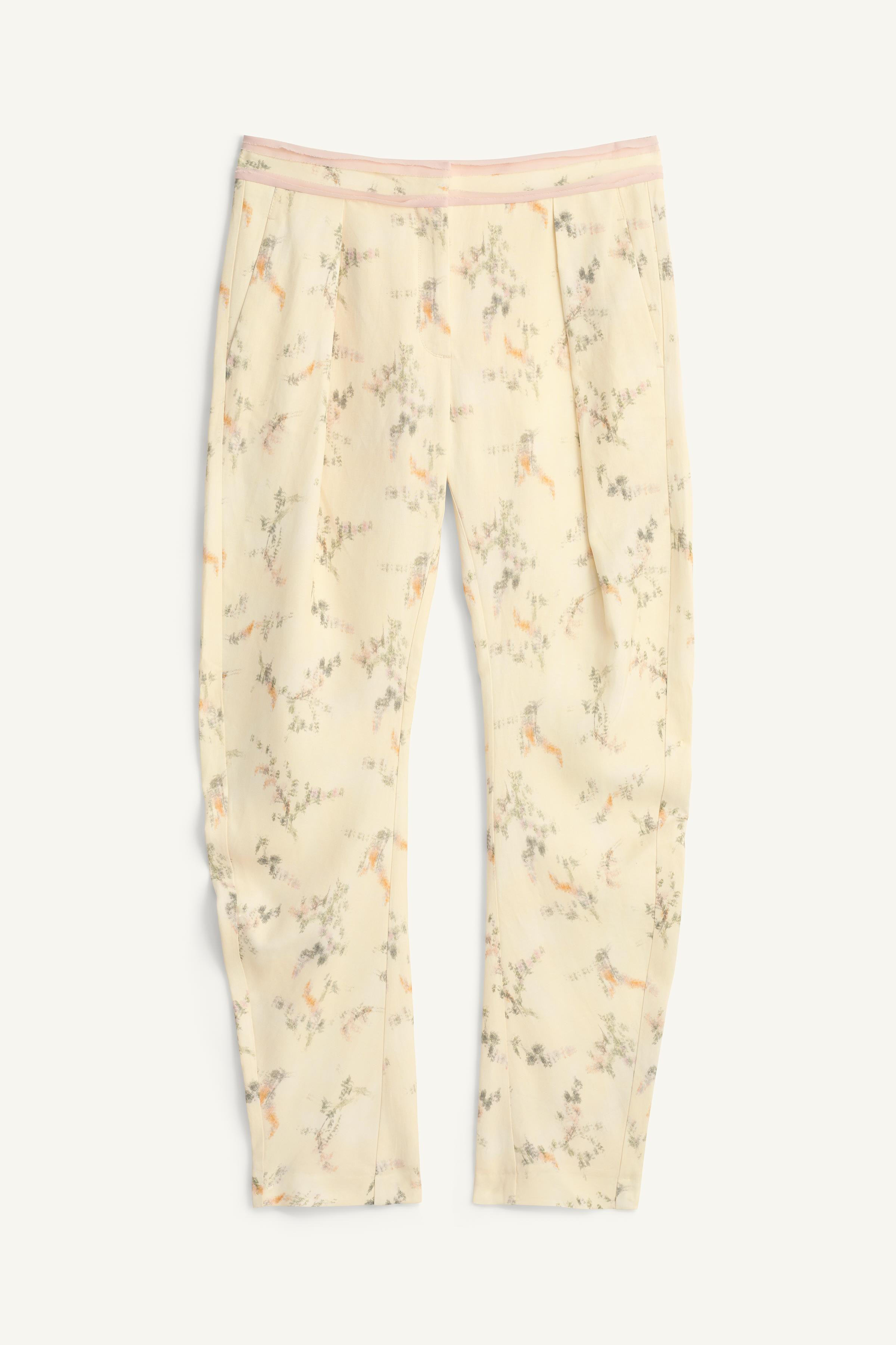 LIMITED EDITION FLORAL PRINT PANTS | Zara US