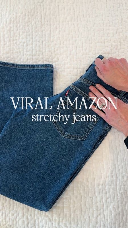Y’all are going to love these viral Amazon stretchy Levi’s! They are so comfy, stretchy but don’t stretch out, and go with everything! Perfect straight leg jeans! Non distressed jeans that are great for mom life, weekends, or even work jeans! 

#LTKFindsUnder100