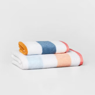 Striped Towel with SILVADUR™ Antimicrobial Technology - Pillowfort™ | Target