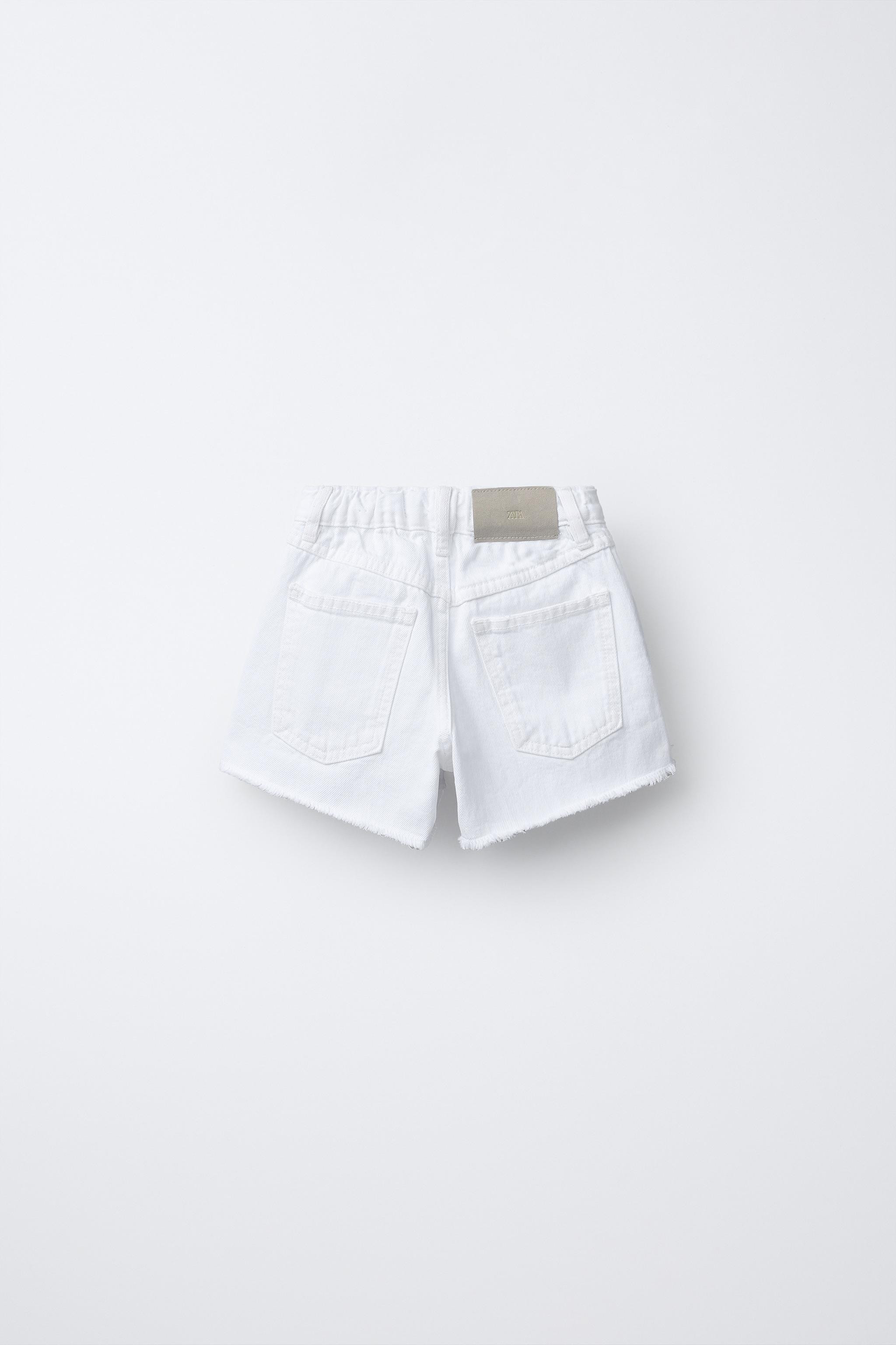 RIPPED DENIM SHORTS | Zara US