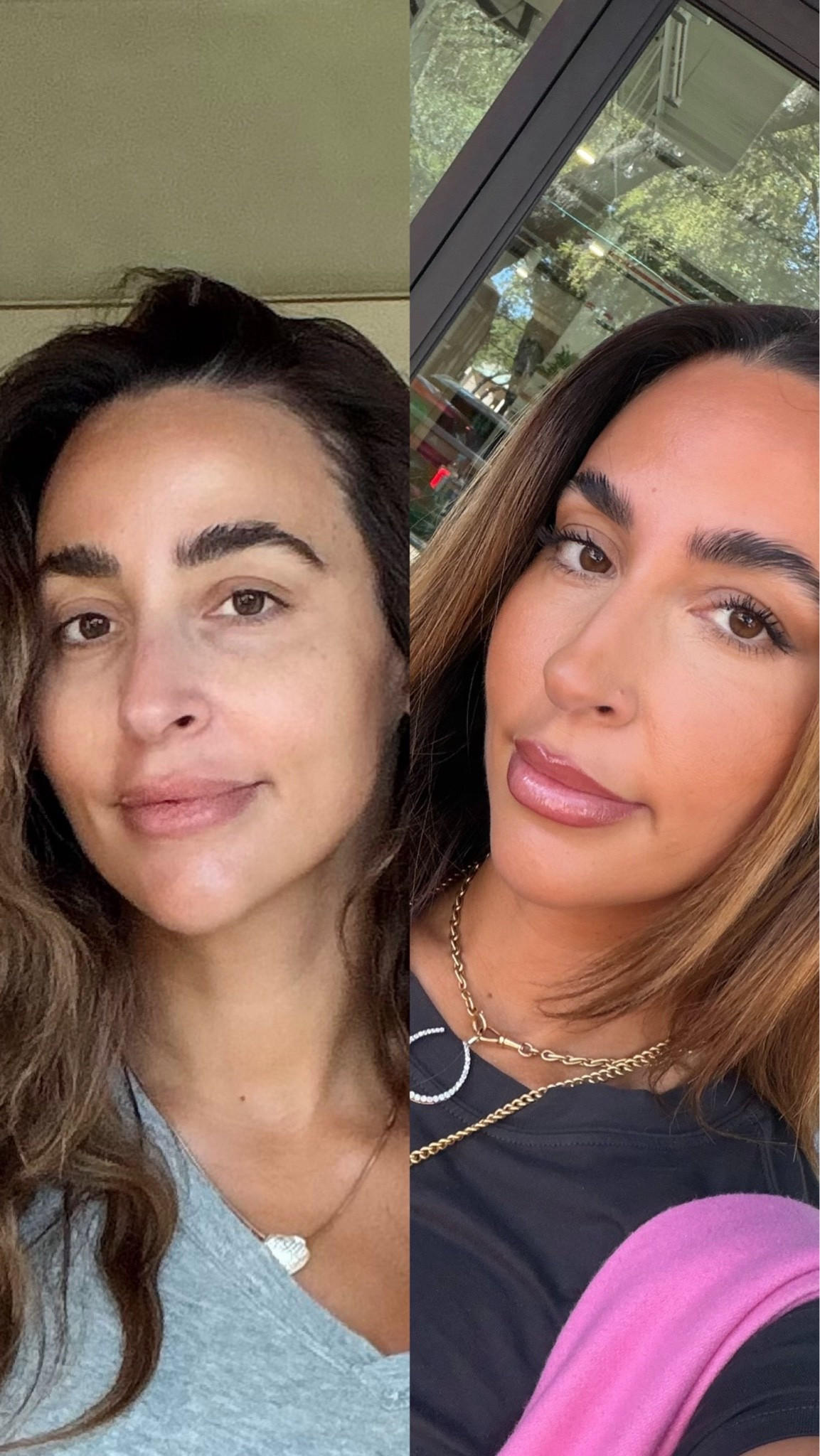 Before and after!!

SHADES:

5.5 duo
340 concealer
Caramel cappuccino 
Kiss me quick lip
Debrief lip liner