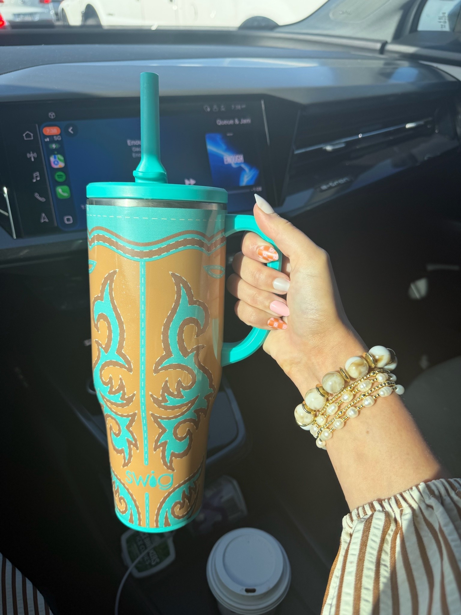 New western tumbler from @Swig Life 🤎🩵

#LTKTravel #LTKdayinmylife
