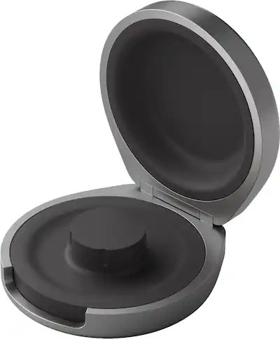 The Oura Ring 4 Charging Case Portable Charger - Size 8 - Up to 5 Oura Ring charges - Black | Best Buy U.S.