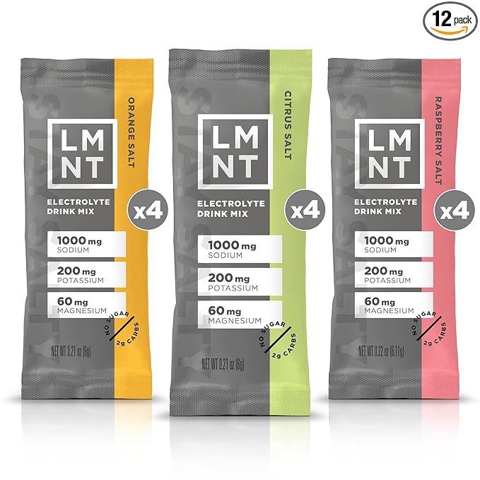 LMNT Keto Electrolyte Powder Packets | Paleo Hydration Powder | No Sugar, No Artificial Ingredien... | Amazon (US)