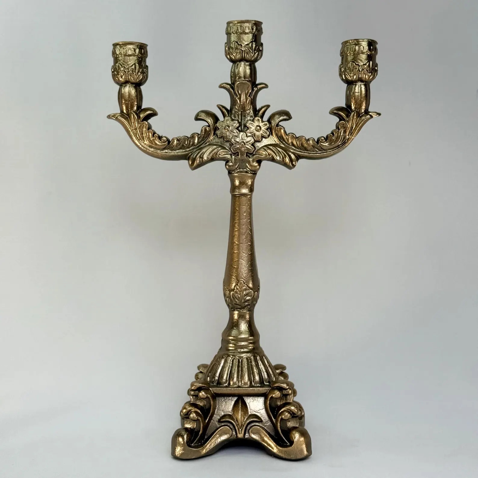 Elegant Antique Vintage 3 Arm Candle Holder | Three Branched Candlestick | Home Decoration | Gift... | Etsy (US)