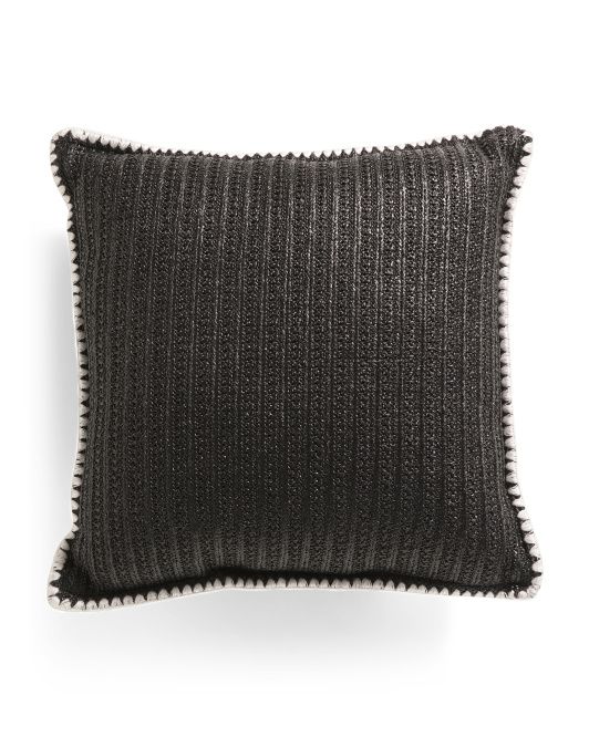 20x20 Outdoor Woven Pillow | TJ Maxx