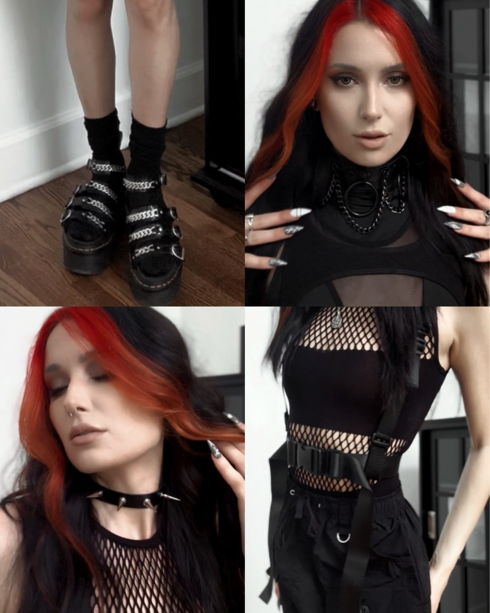 from my FESTIVAL SZN FITS II reel on ig 🖤 boots, alt pieces, + more. #gothstyle #alternativestyle #gothchic

#LTKFestival #LTKBeauty #LTKStyleTip