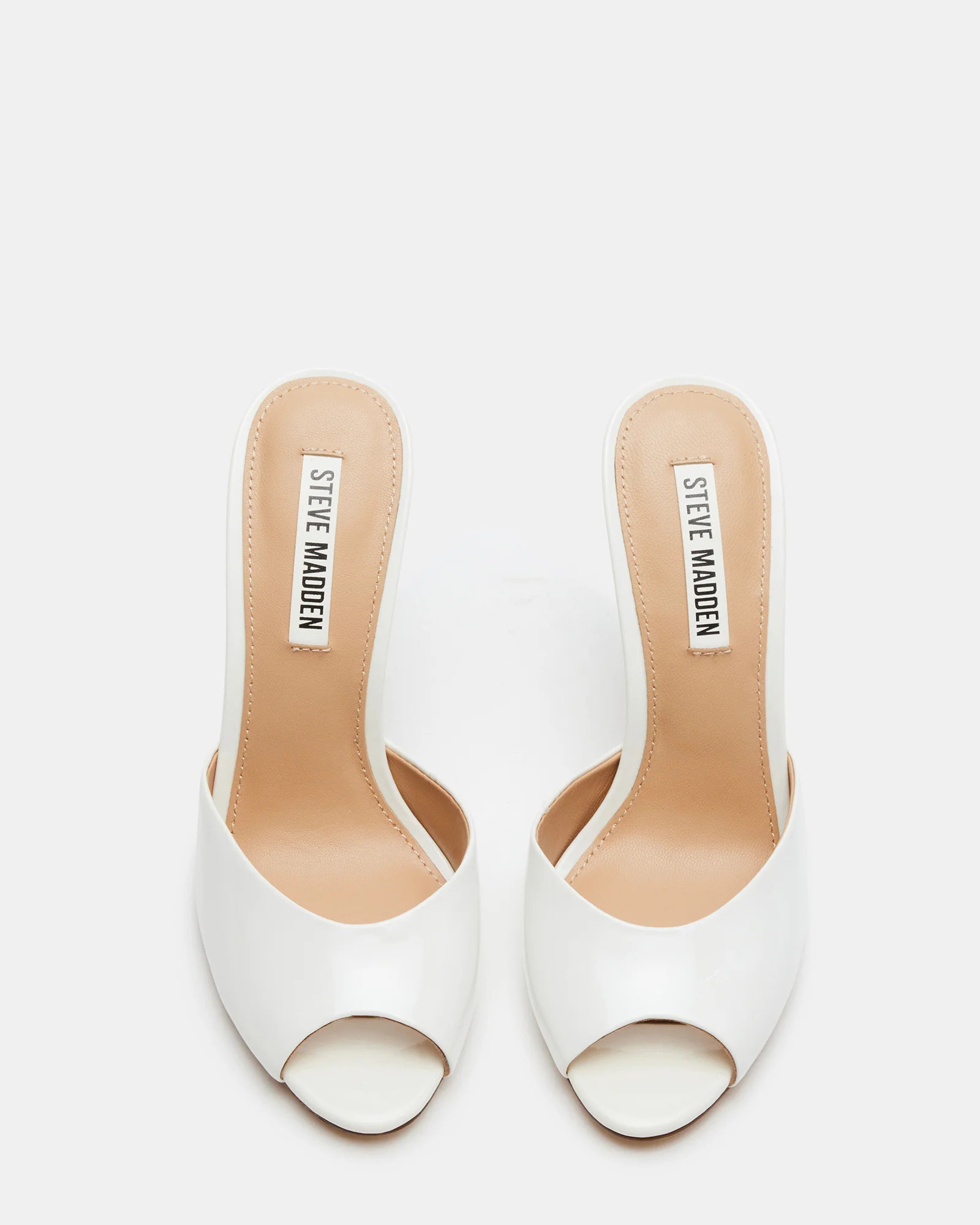 PRIYA White Patent Women's Mule | Steve Madden (US)