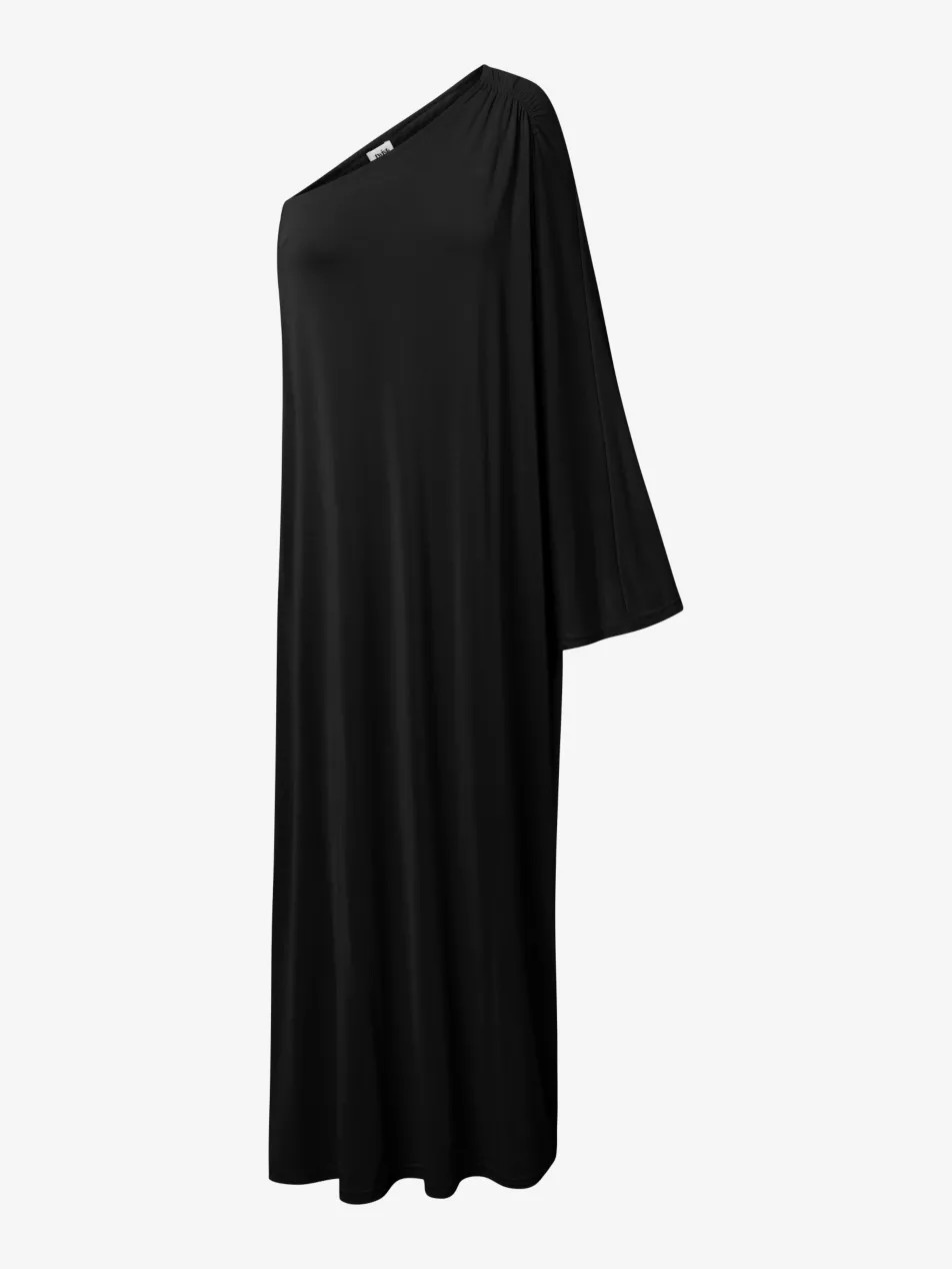 Elora one-shoulder woven maxi dress | Selfridges