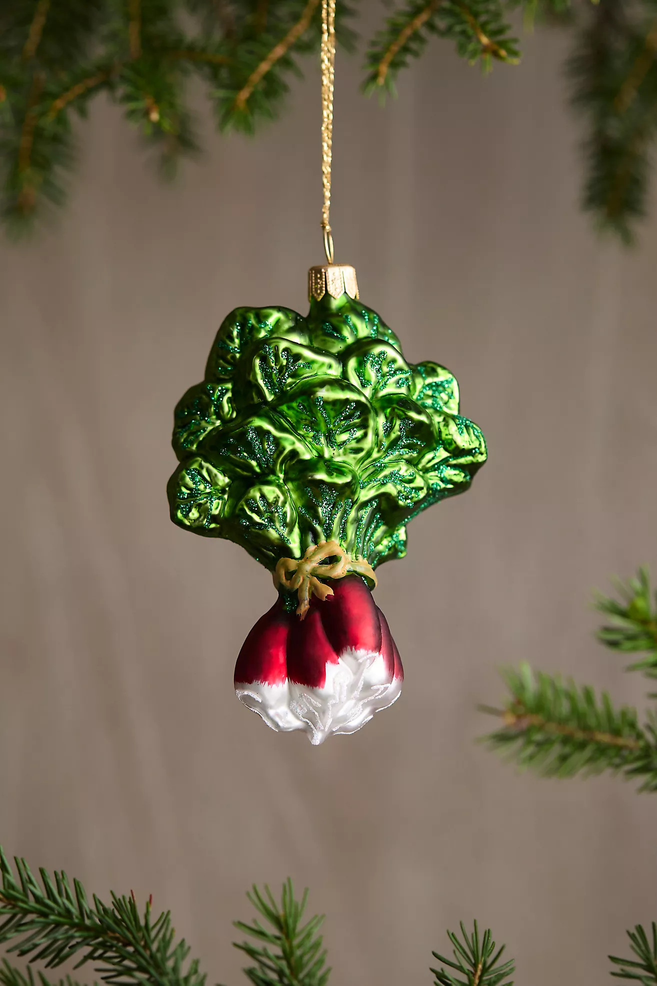 Radish Glass Ornament | Anthropologie (US)