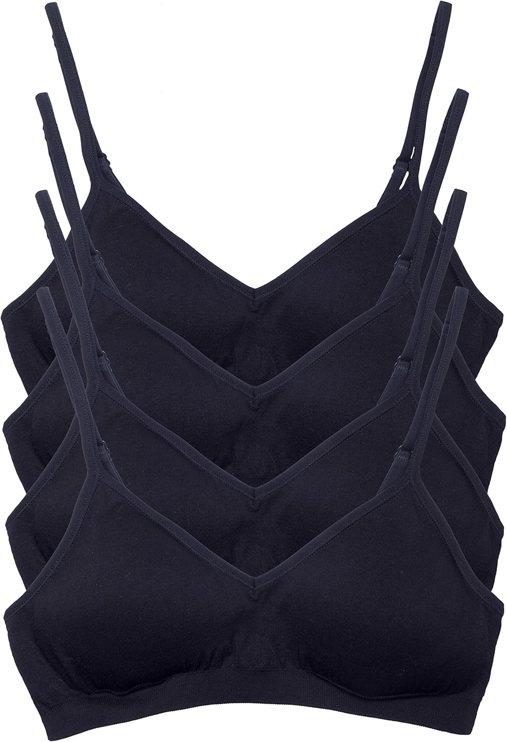 Kalon Women’s 4 Pack Demi Padded Bralette Wireless Comfortable Bra | Amazon (US)