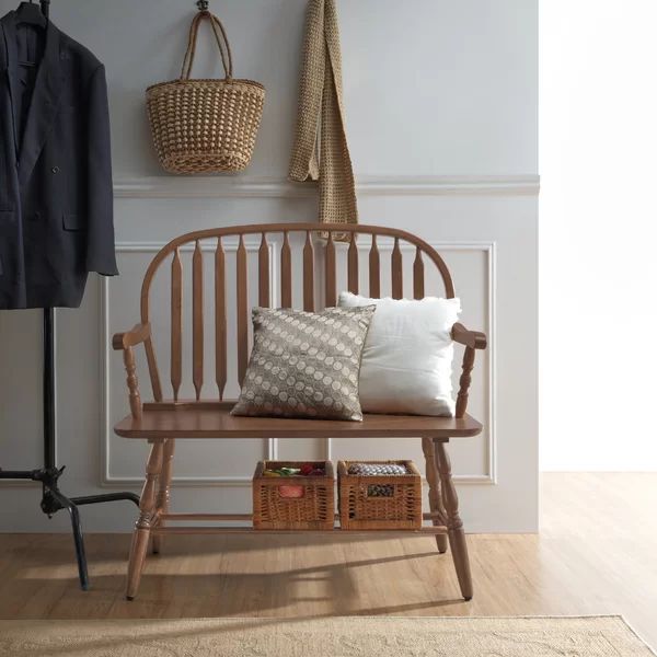 Lisle Wood Bench | Wayfair North America