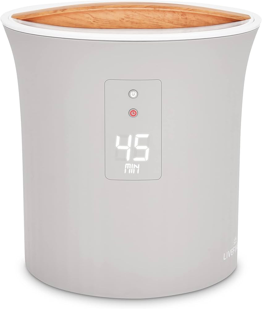 Live Fine Towel Warmer | Bucket Style Luxury Heater with LED Display, Adjustable Timer, Auto Shut... | Amazon (US)