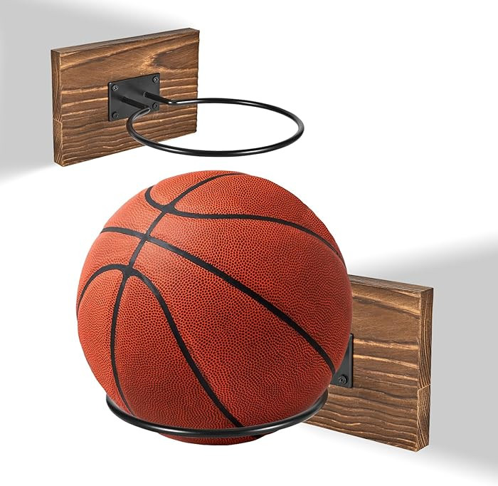 Wall Mounted Basketball Hoops, Made of Solid Wood and Metal, can be Easily Installed, Suitable fo... | Amazon (US)